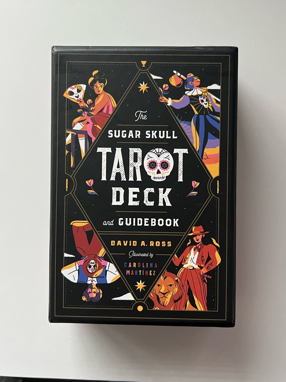 Sugar Skull Tarot Deck and Guidebook by David A. Ross.